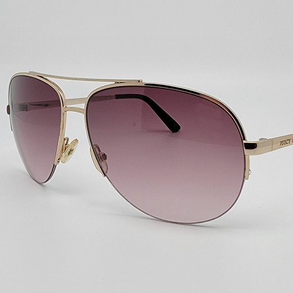 *SOLD* Juicy Couture Platinum/S 03YG Gold Frame Brown Gradient Lens Sunglasses - Picture 1 of 12
